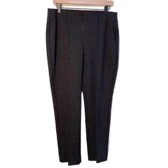 CHICO’S The Lindy Stretch Trousers  1 Medium Dark Gray Side Zipper. - Picture 1 of 16